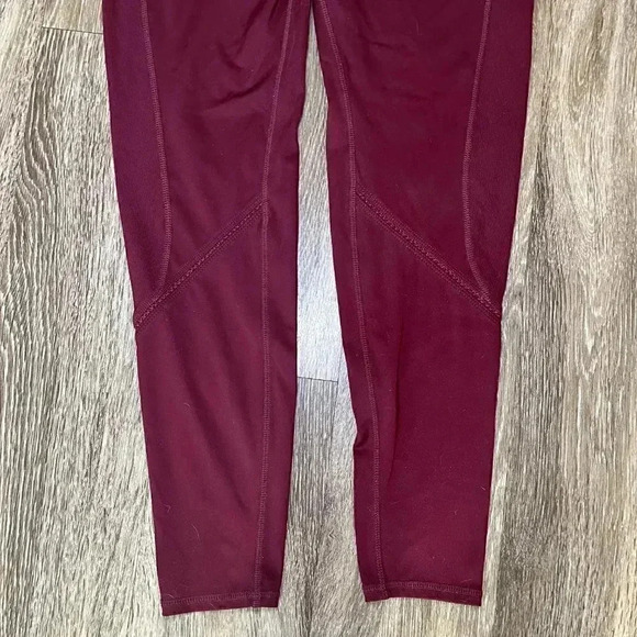 Womens Tangerine Red Leggings - M - Picture 6 of 8